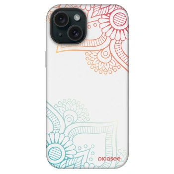 Picasee Fashion Case MagSafe για Apple iPhone 15 - Flowers pattern
