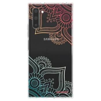 Picasee διαφανής θήκη σιλικόνης Samsung Galaxy Note 10 N970F - Flowers pattern