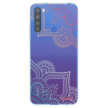 Picasee διαφανής θήκη σιλικόνης Xiaomi Redmi Note 8T - Flowers pattern