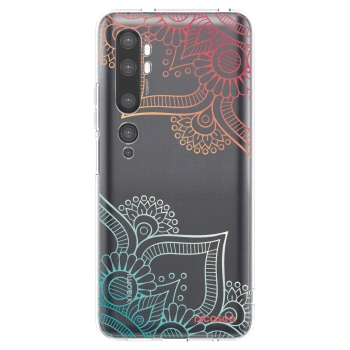 Picasee διαφανής θήκη σιλικόνης Xiaomi Mi Note 10 (Pro) - Flowers pattern