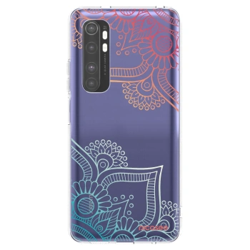 Picasee διαφανής θήκη σιλικόνης Xiaomi Mi Note 10 Lite - Flowers pattern