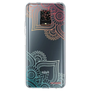 Picasee διαφανής θήκη σιλικόνης Xiaomi Redmi Note 9S - Flowers pattern