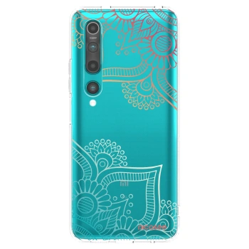Picasee διαφανής θήκη σιλικόνης Xiaomi Mi 10 - Flowers pattern
