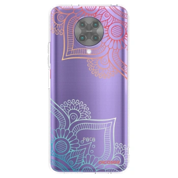 Picasee διαφανής θήκη σιλικόνης Xiaomi Poco F2 Pro - Flowers pattern