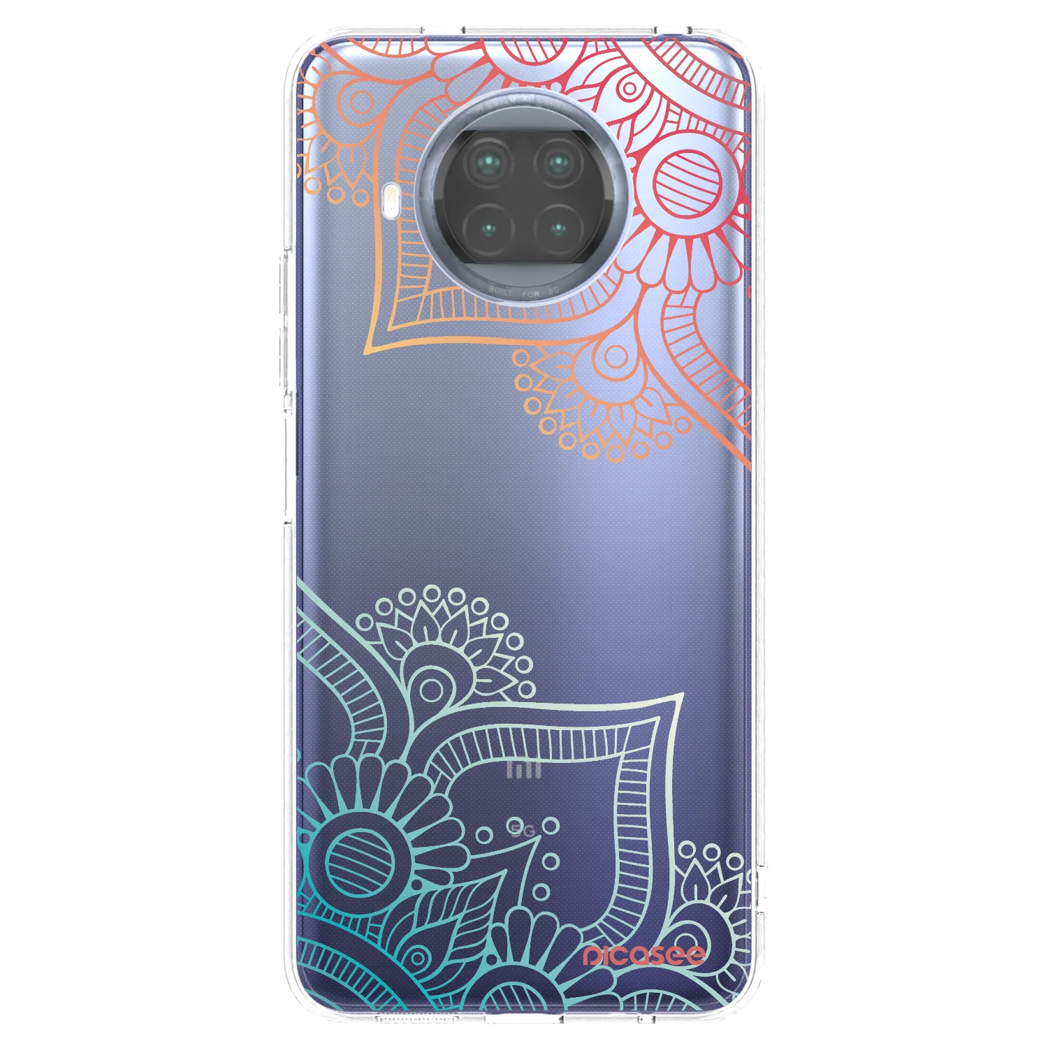 Picasee διαφανής θήκη σιλικόνης Xiaomi Mi 10T Lite - Flowers pattern