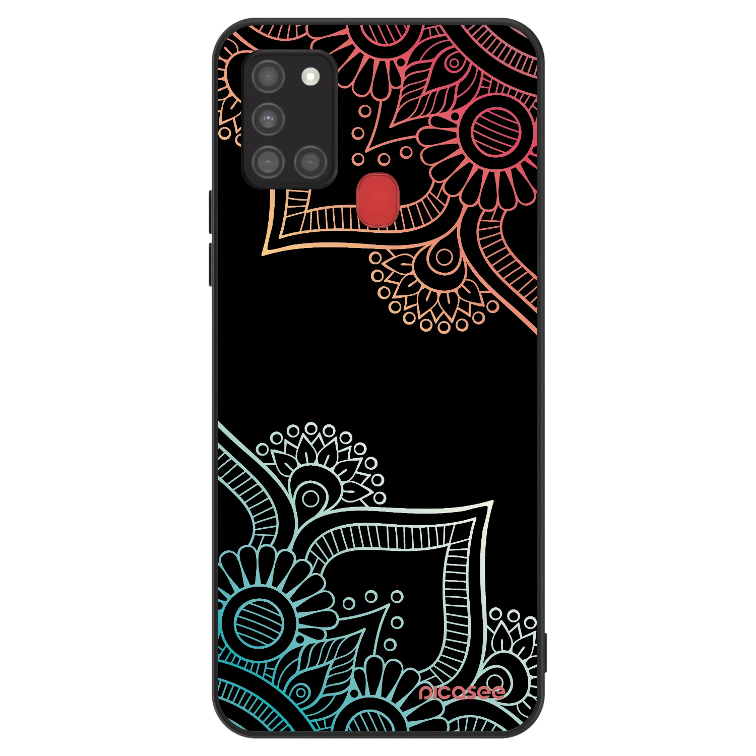 Picasee ULTIMATE CASE για Samsung Galaxy A21s - Flowers pattern