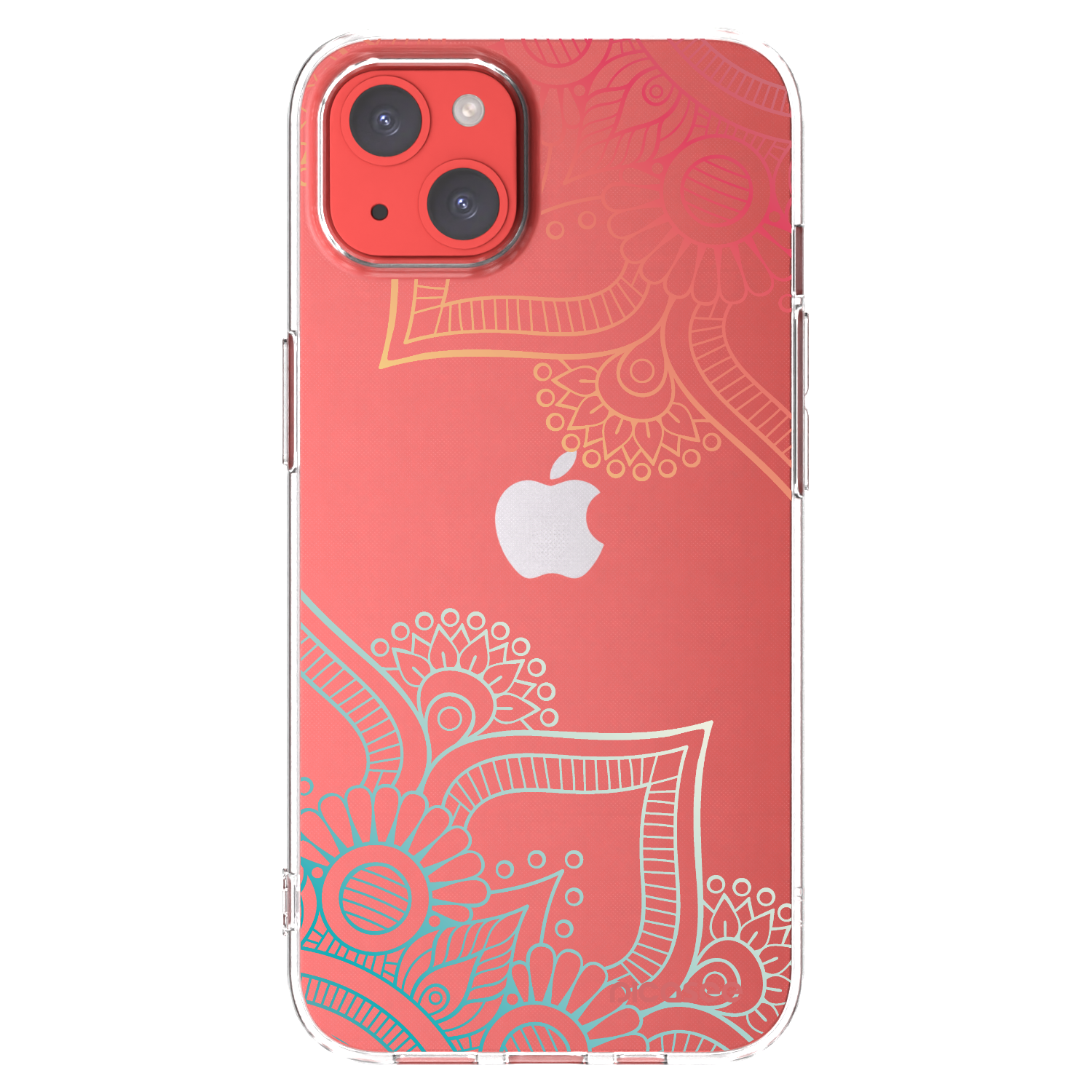 Picasee διαφανής θήκη σιλικόνης Apple iPhone 13 - Flowers pattern