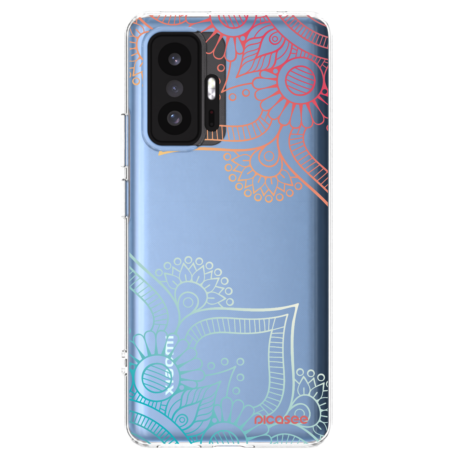 Picasee διαφανής θήκη σιλικόνης Xiaomi 11T Pro - Flowers pattern