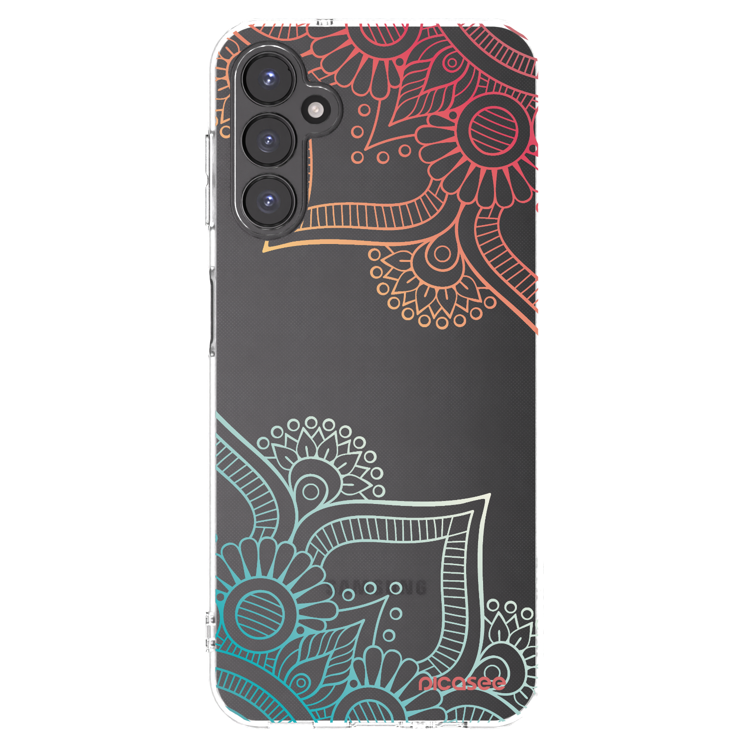 Picasee διαφανής θήκη σιλικόνης Samsung Galaxy A14 5G A146P - Flowers pattern