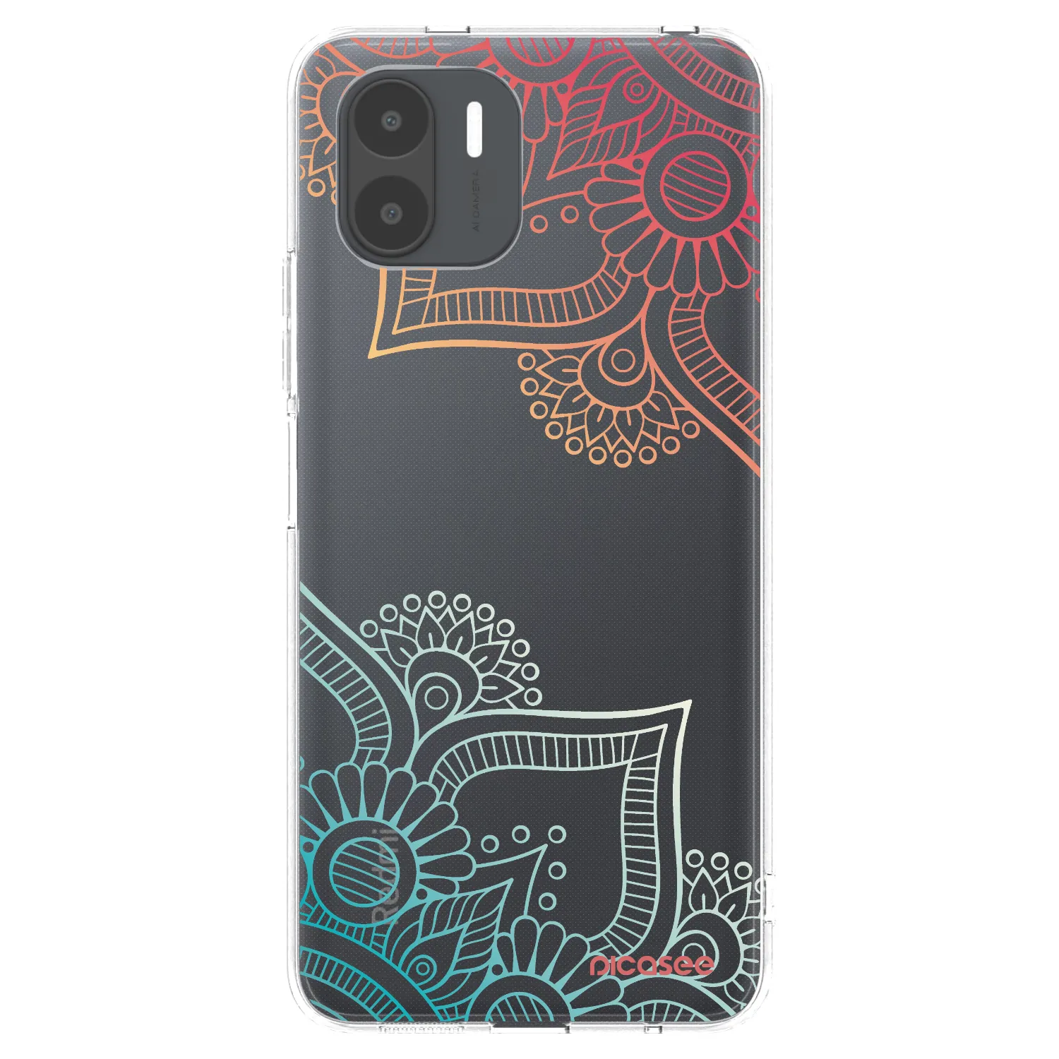 Picasee διαφανής θήκη σιλικόνης Xiaomi Redmi A2 - Flowers pattern