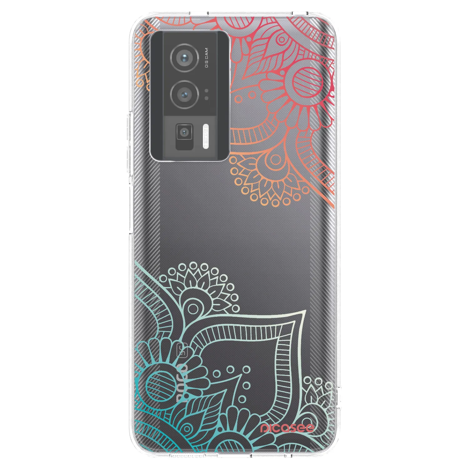 Picasee διαφανής θήκη σιλικόνης Xiaomi Poco F5 Pro 5G - Flowers pattern