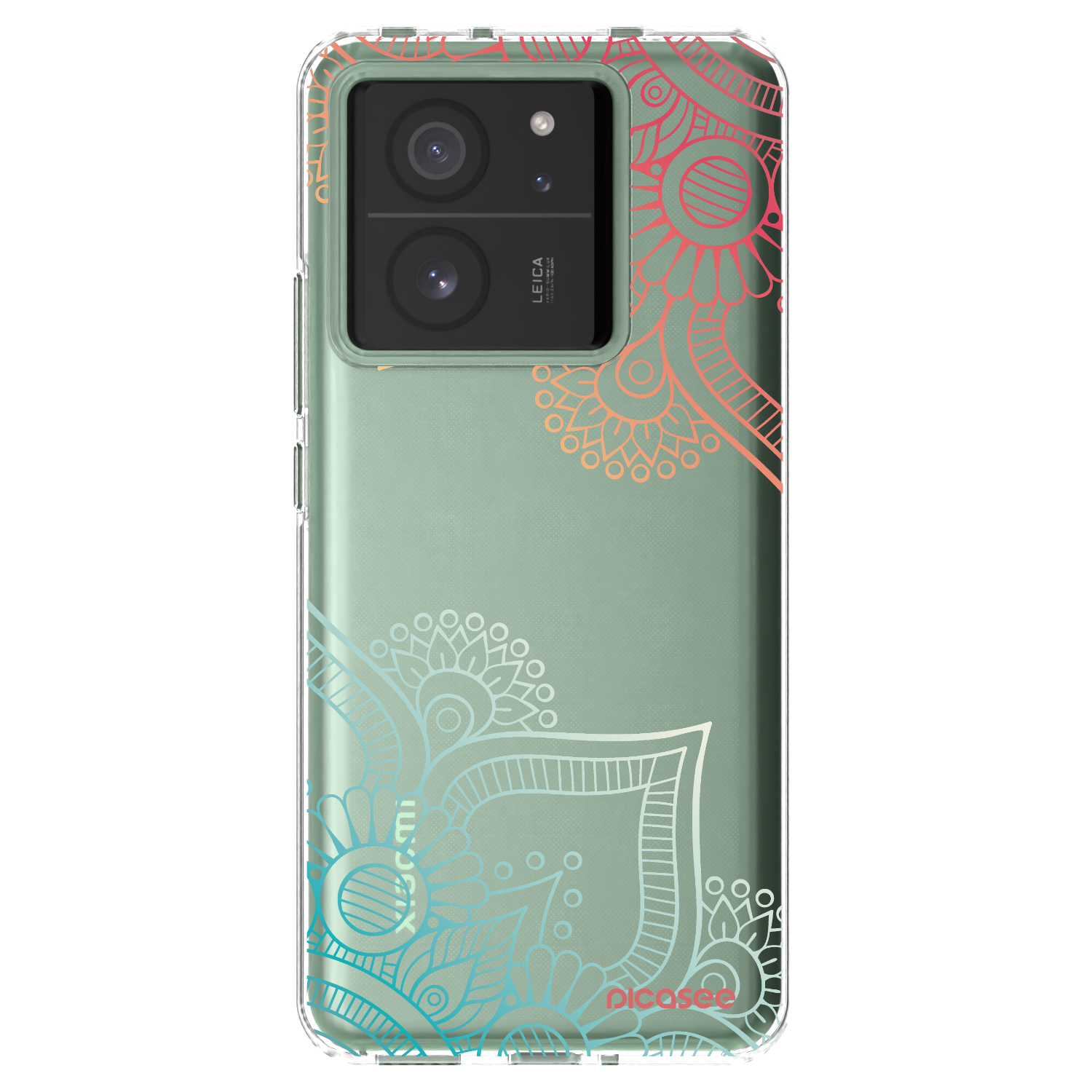 Picasee διαφανής θήκη σιλικόνης Xiaomi 13T Pro - Flowers pattern