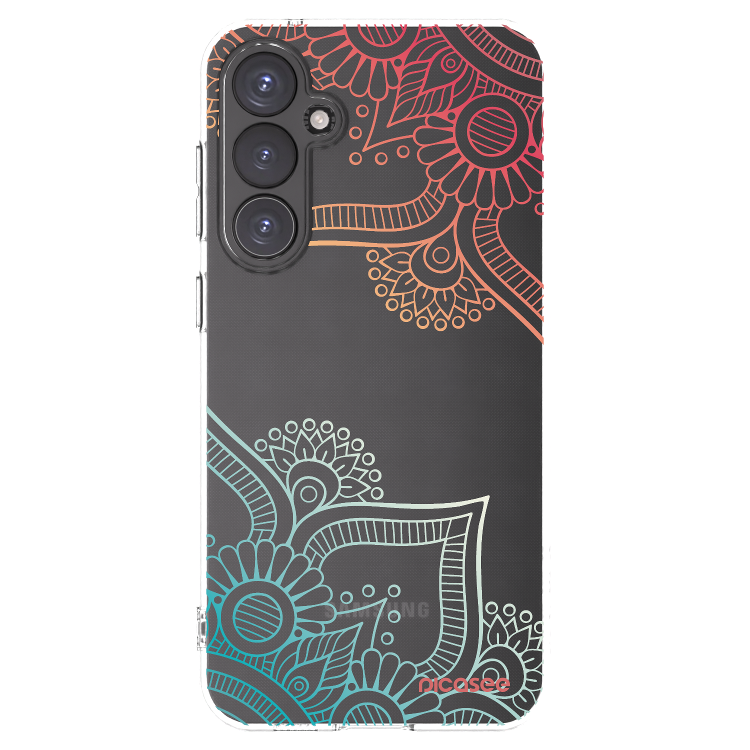 Picasee διαφανής θήκη σιλικόνης Samsung Galaxy S23 FE S711B - Flowers pattern