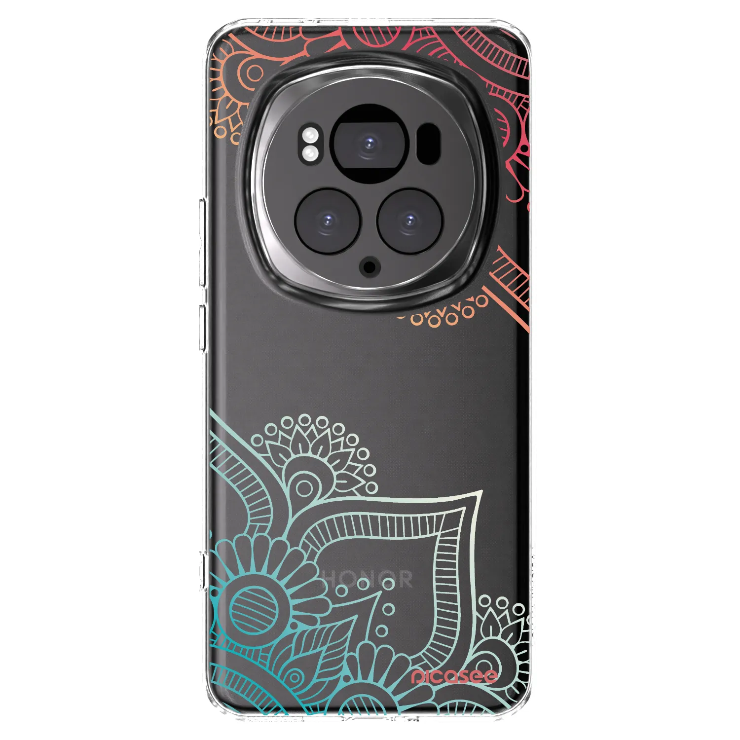 Picasee διαφανής θήκη σιλικόνης Honor Magic6 Pro - Flowers pattern