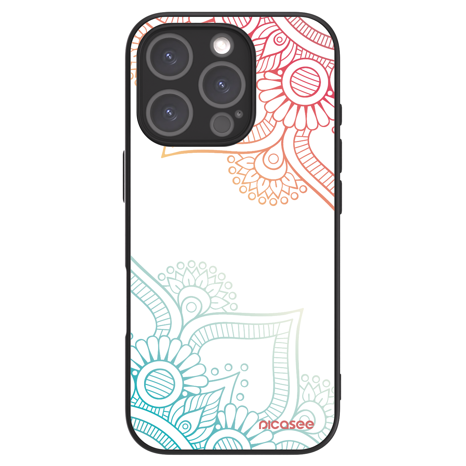 Picasee ULTIMATE CASE MagSafe pro Apple iPhone 16 Pro - Flowers pattern