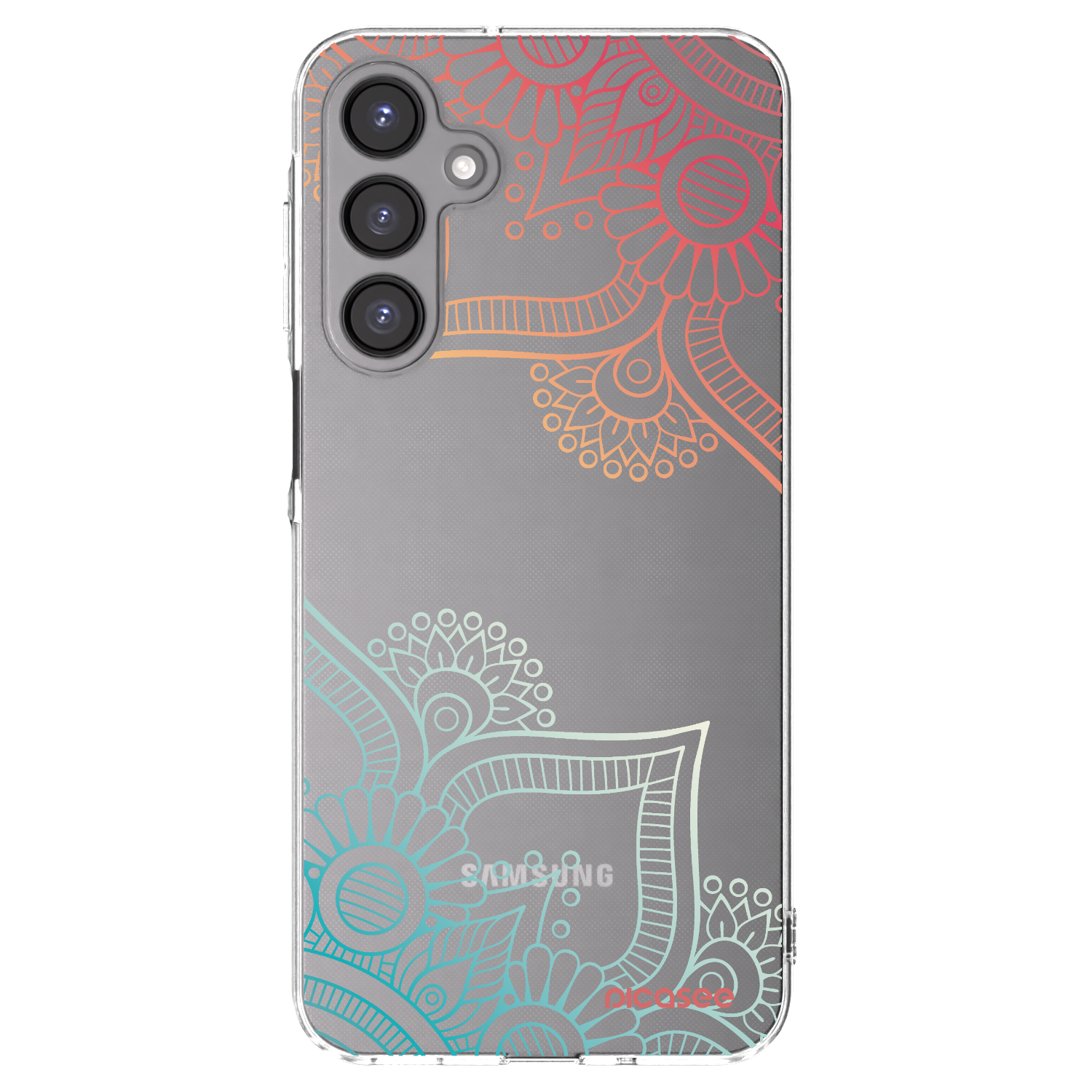 Picasee διαφανής θήκη σιλικόνης Samsung Galaxy A16 5G - Flowers pattern