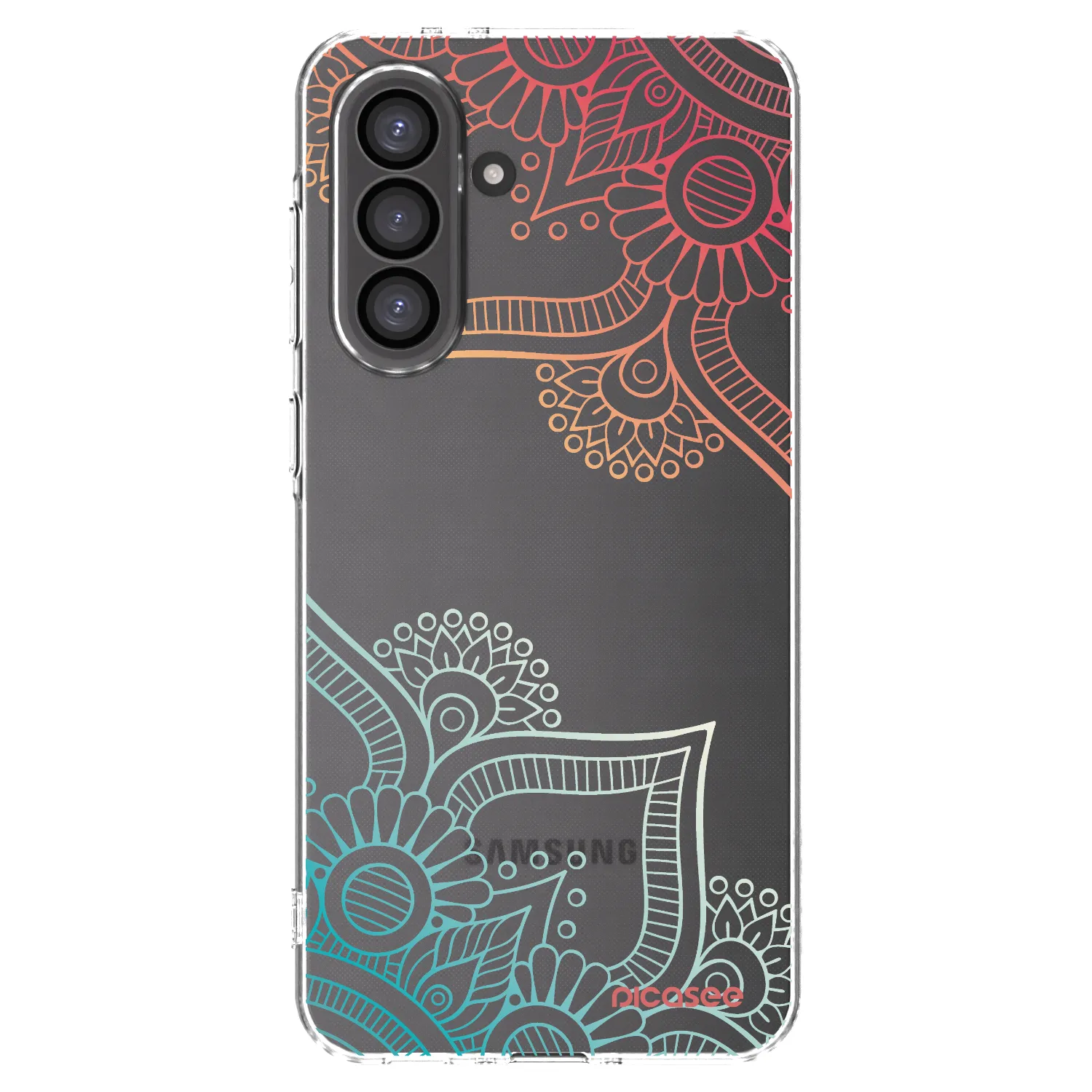 Picasee διαφανής θήκη σιλικόνης Samsung Galaxy A56 5G A566B - Flowers pattern