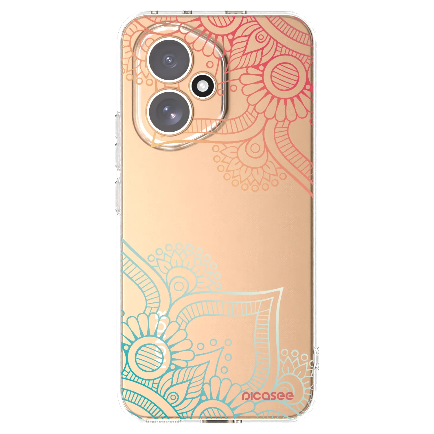Picasee διαφανής θήκη σιλικόνης Honor 400 5G - Flowers pattern