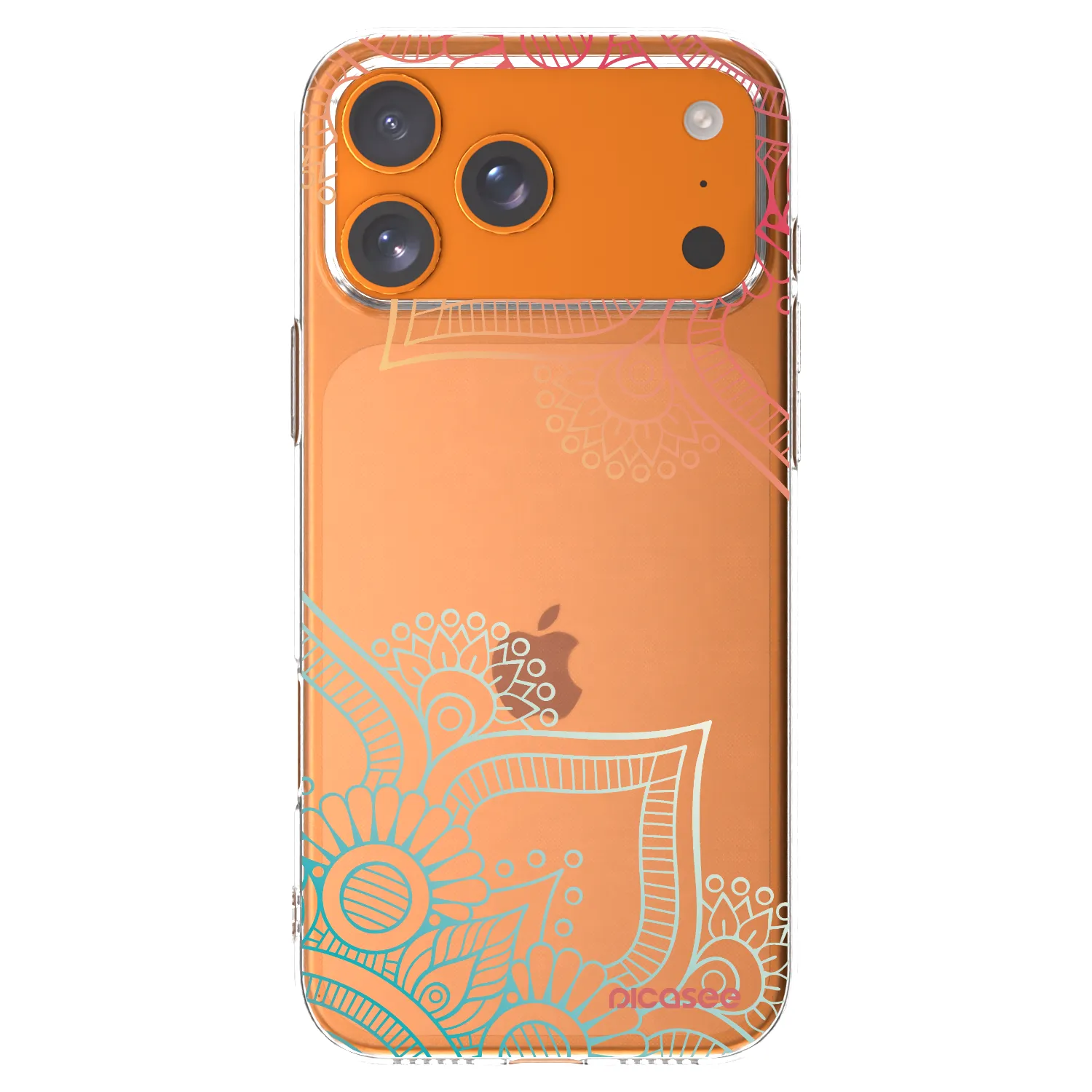 Picasee διαφανής θήκη σιλικόνης Apple iPhone 17 Pro Max - Flowers pattern
