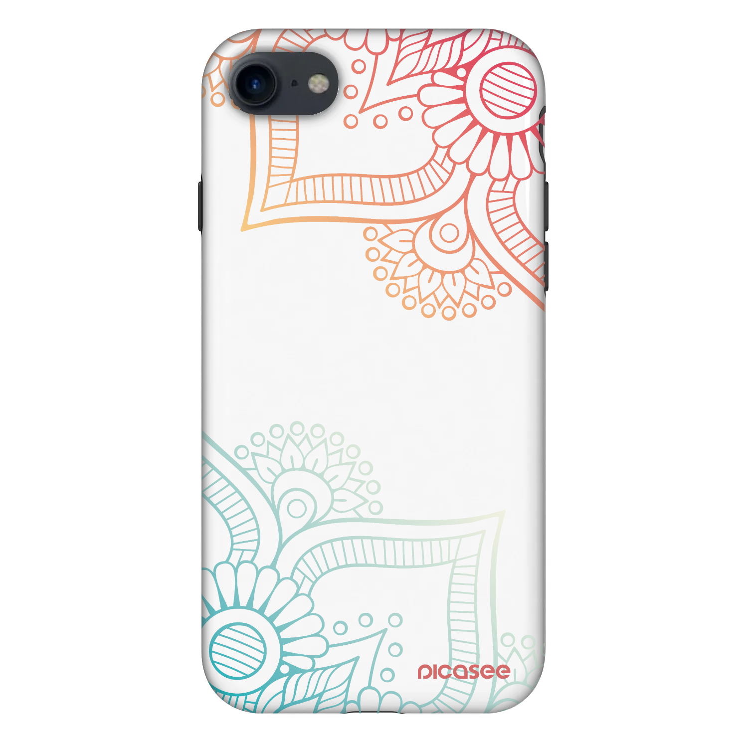 Picasee Fashion Case για Apple iPhone SE 2020 - Flowers pattern