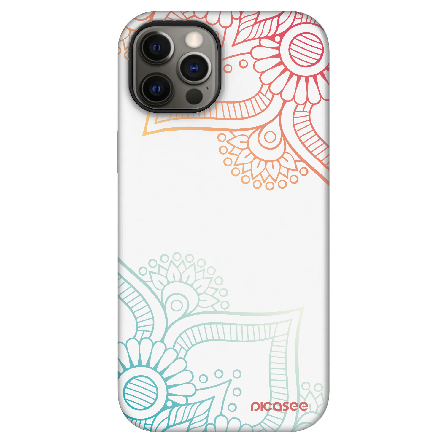 Picasee Fashion Case MagSafe για Apple iPhone 12 - Flowers pattern