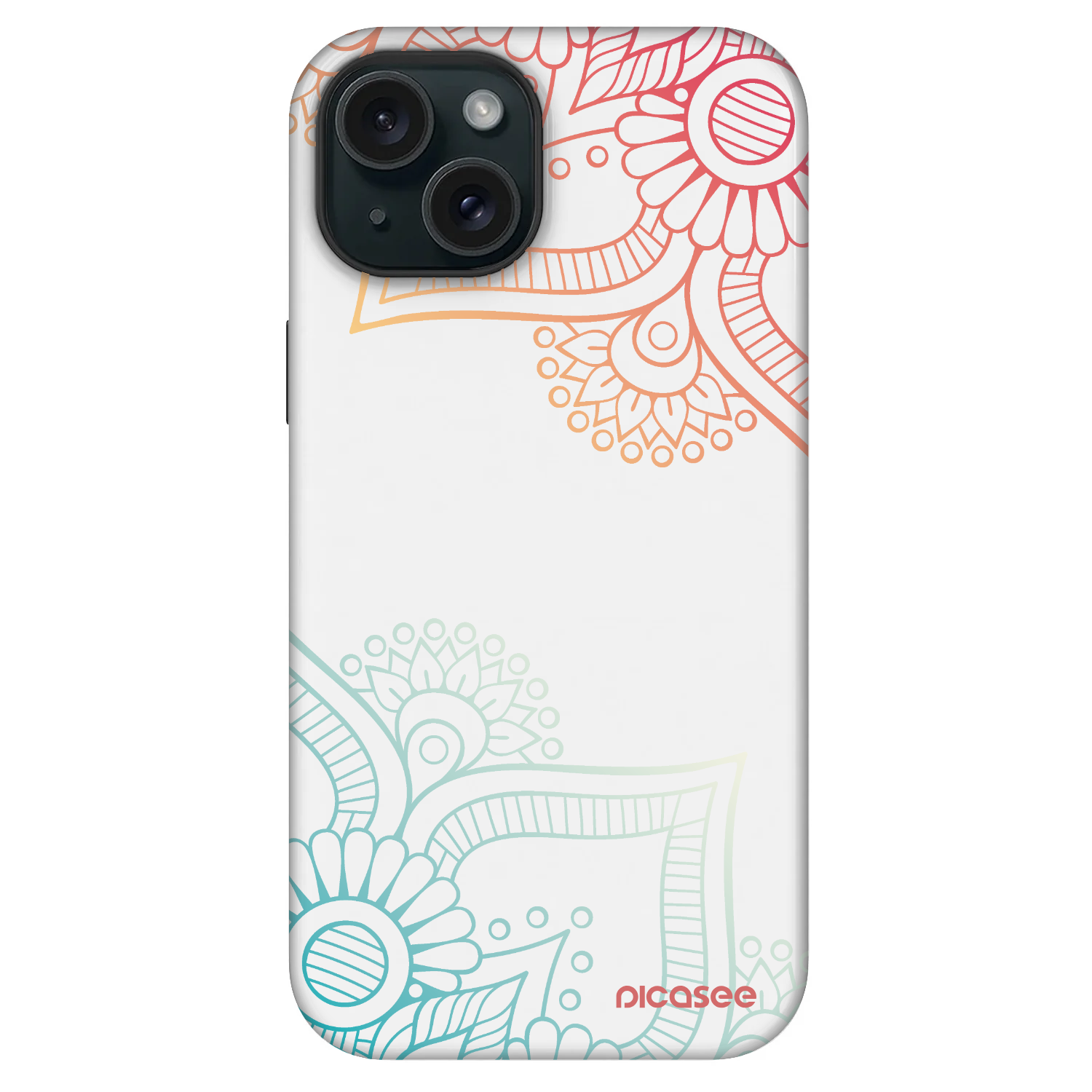 Picasee Fashion Case MagSafe για Apple iPhone 15 - Flowers pattern