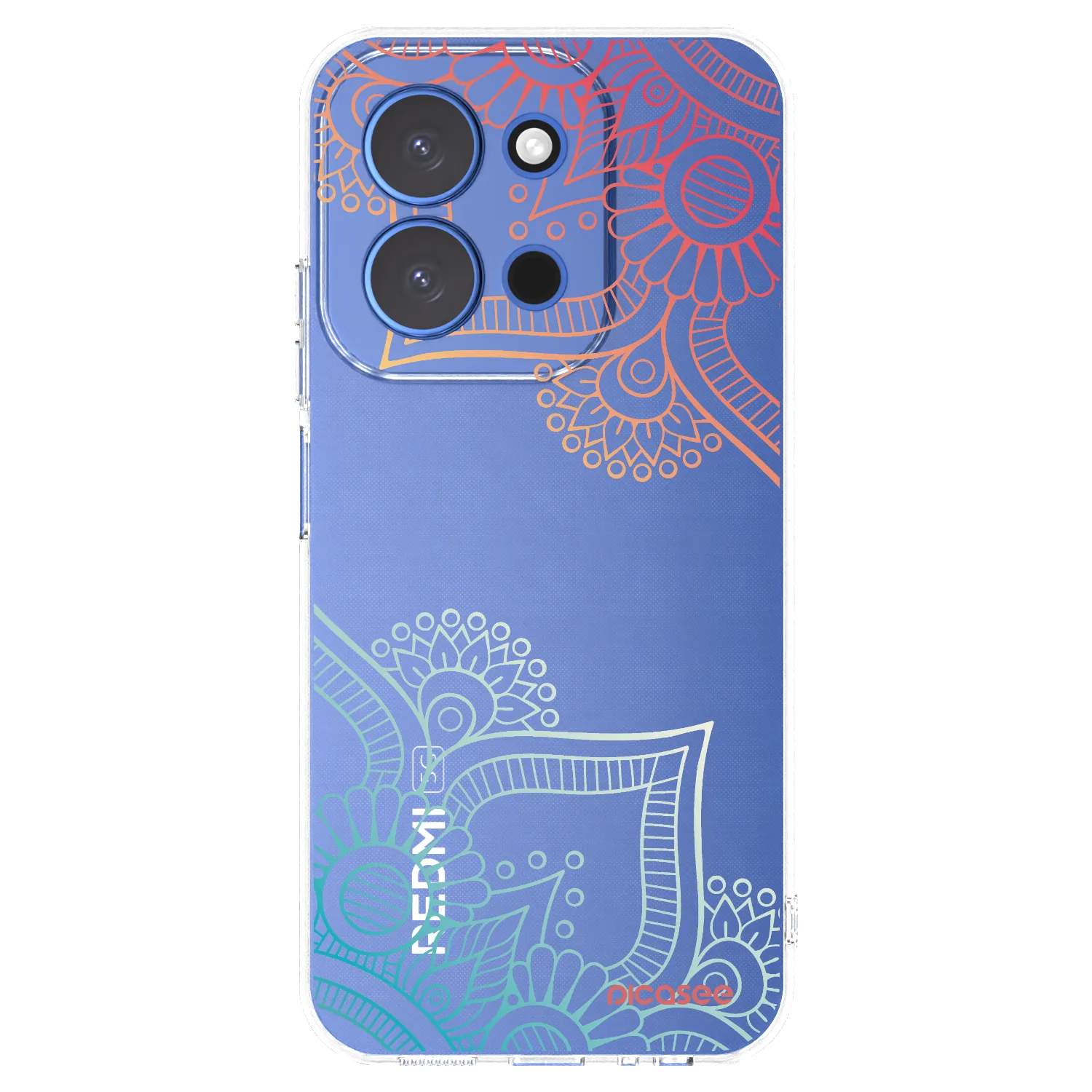 Picasee διαφανής θήκη σιλικόνης Xiaomi Redmi 15C 4G - Flowers pattern