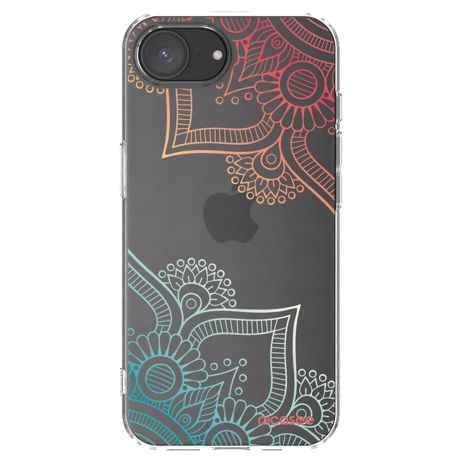 Picasee διαφανής θήκη σιλικόνης Apple iPhone 17e - Flowers pattern