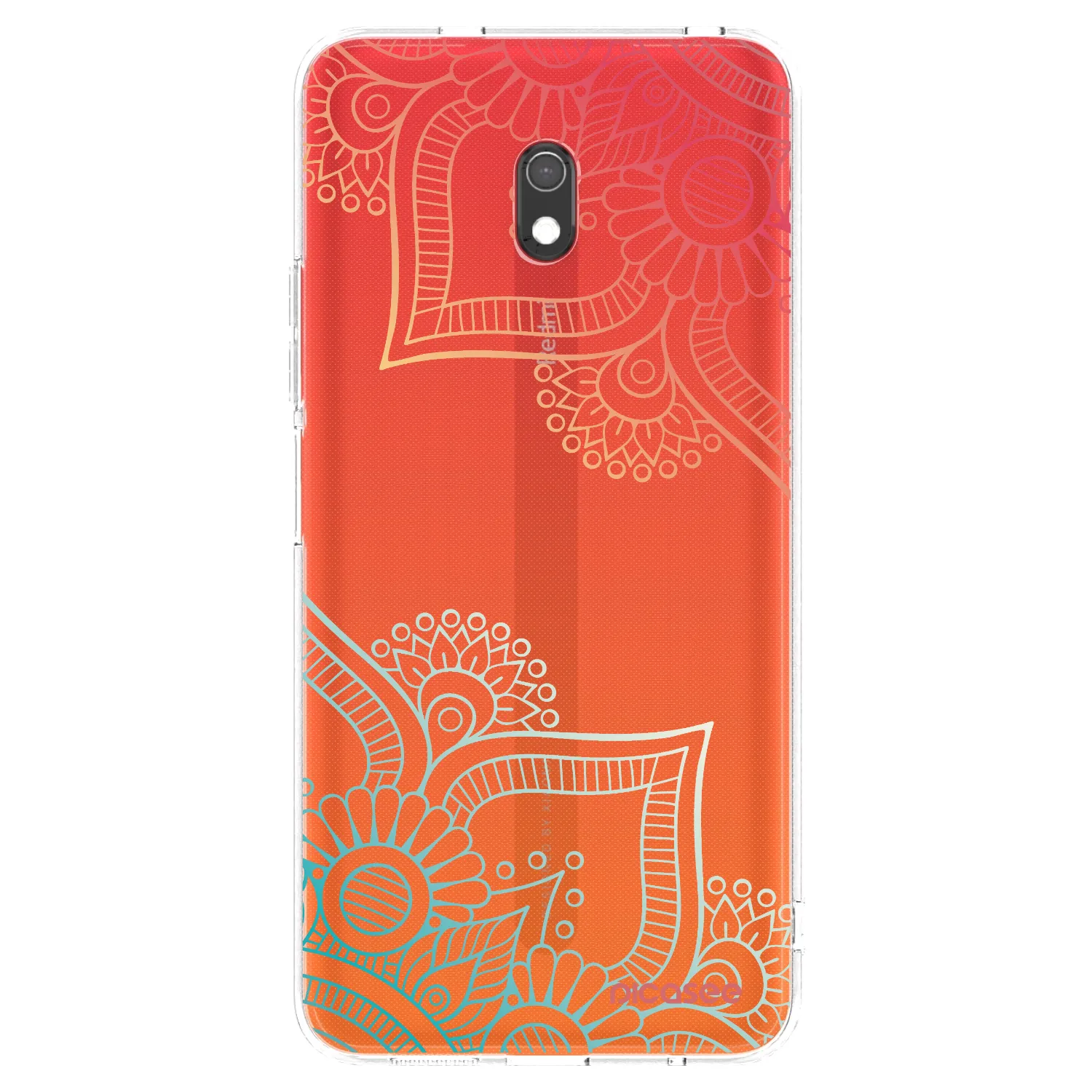 Picasee διαφανής θήκη σιλικόνης Xiaomi Redmi 8A - Flowers pattern