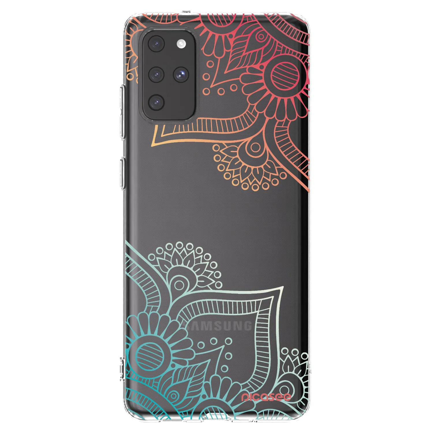Picasee διαφανής θήκη σιλικόνης Samsung Galaxy S20+ G985F - Flowers pattern