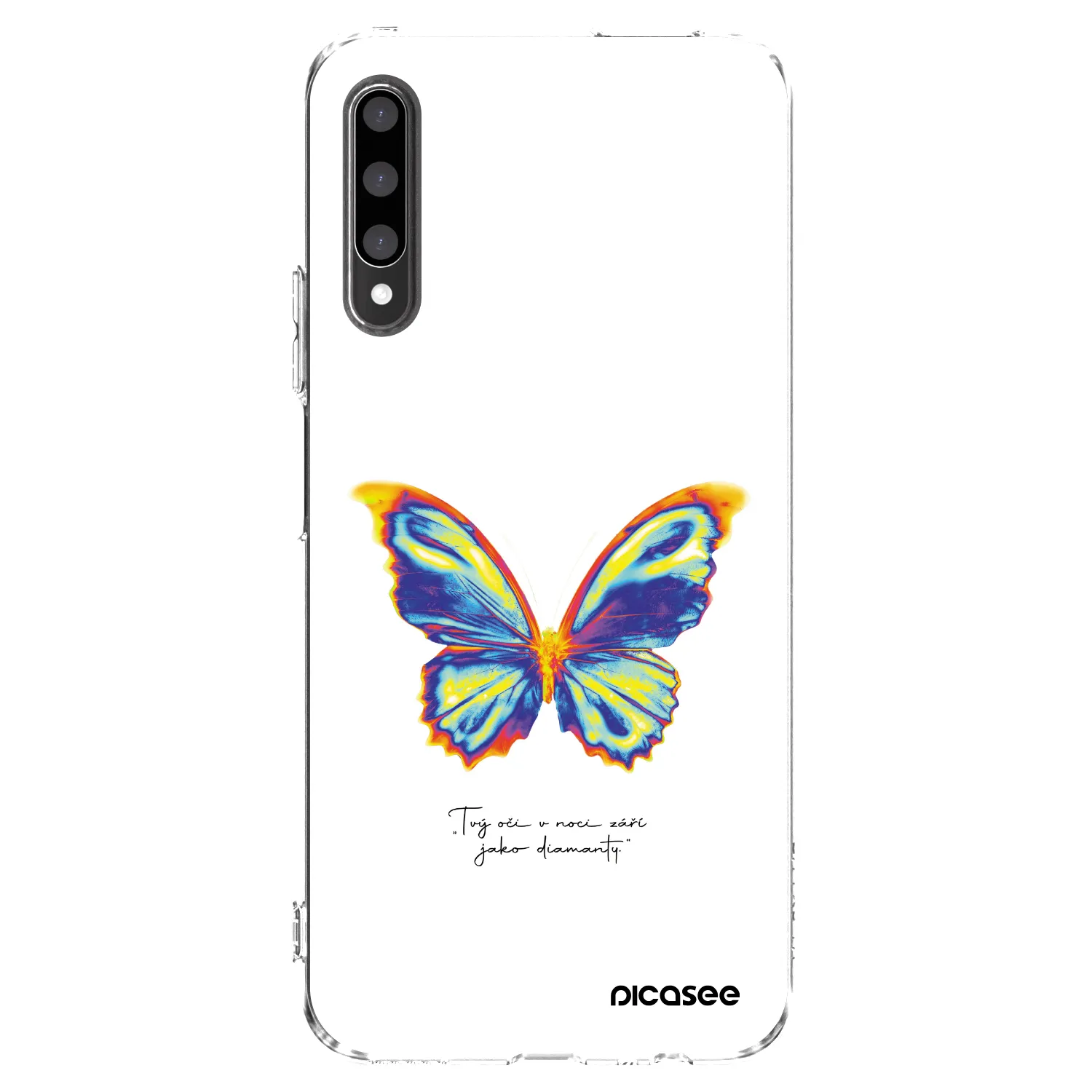 Picasee διαφανής θήκη σιλικόνης Honor 9X Pro - Diamanty White