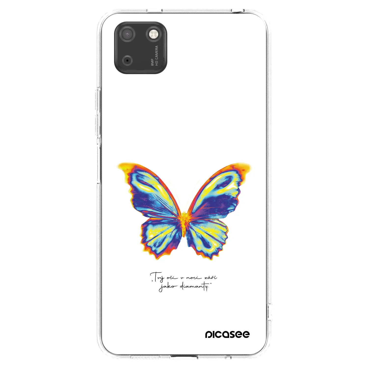 Picasee διαφανής θήκη σιλικόνης Huawei Y5P - Diamanty White