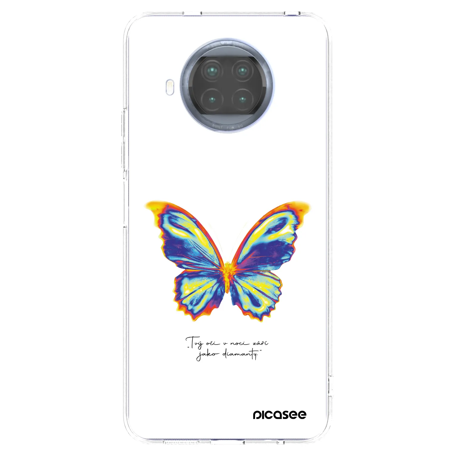 Picasee διαφανής θήκη σιλικόνης Xiaomi Mi 10T Lite - Diamanty White