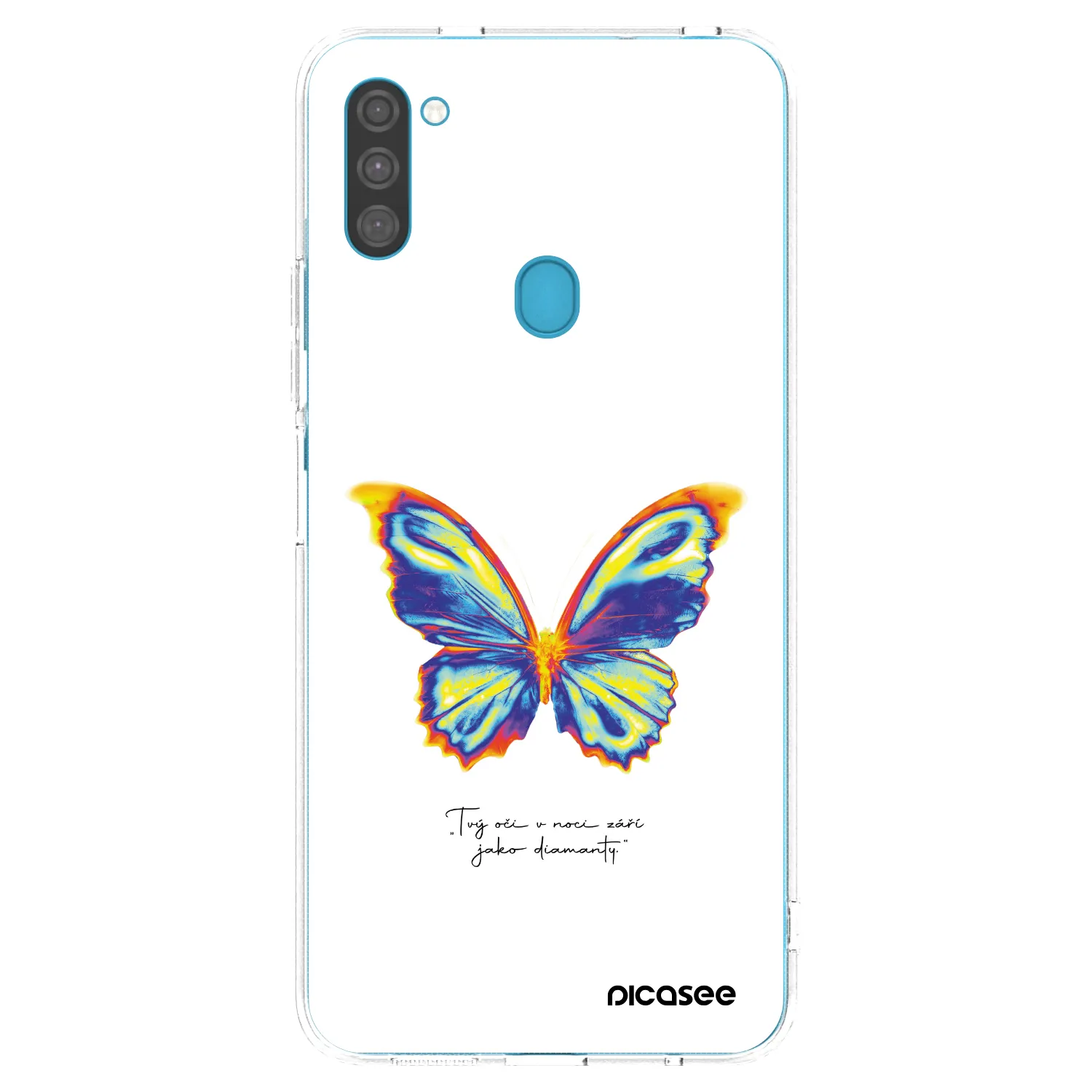 Picasee διαφανής θήκη σιλικόνης Samsung Galaxy M11 - Diamanty White