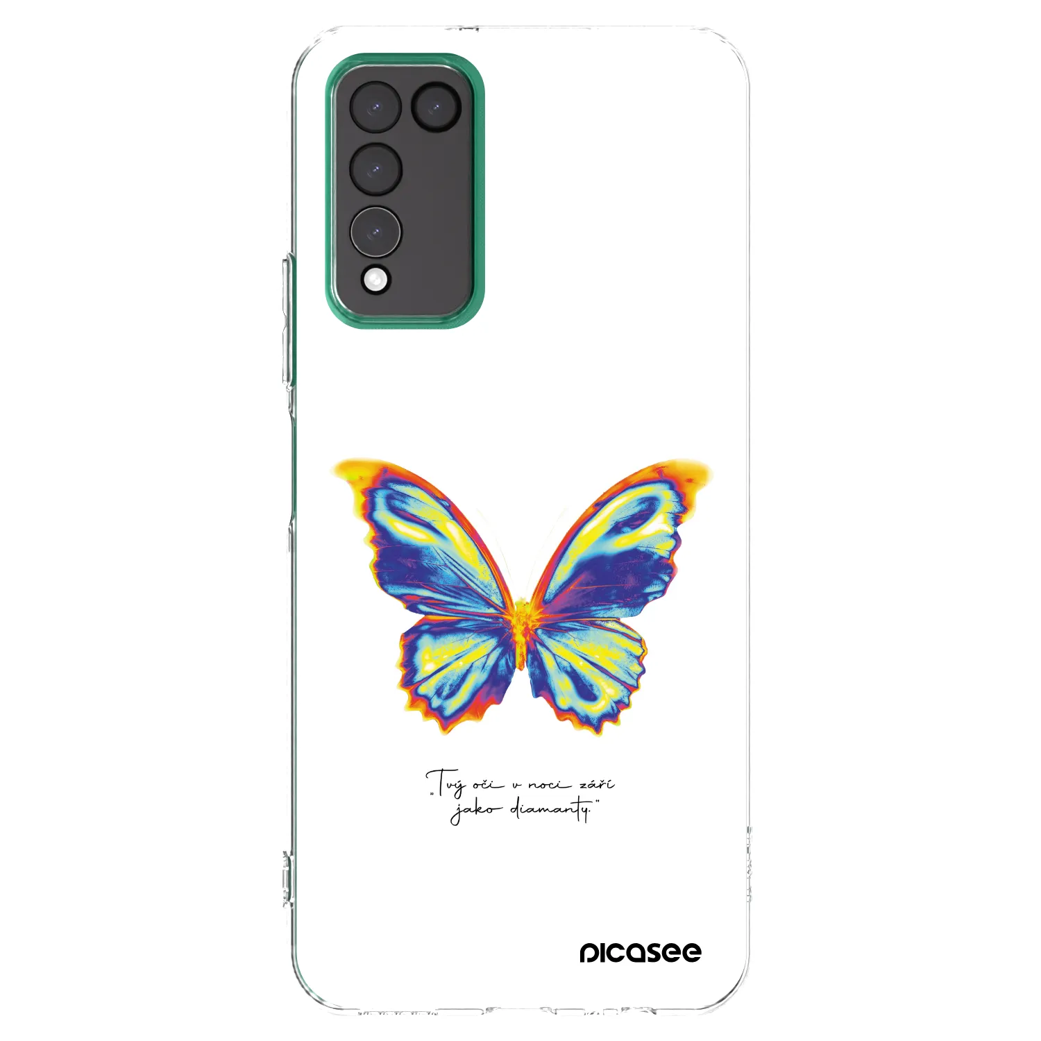 Picasee διαφανής θήκη σιλικόνης Honor 10X Lite - Diamanty White