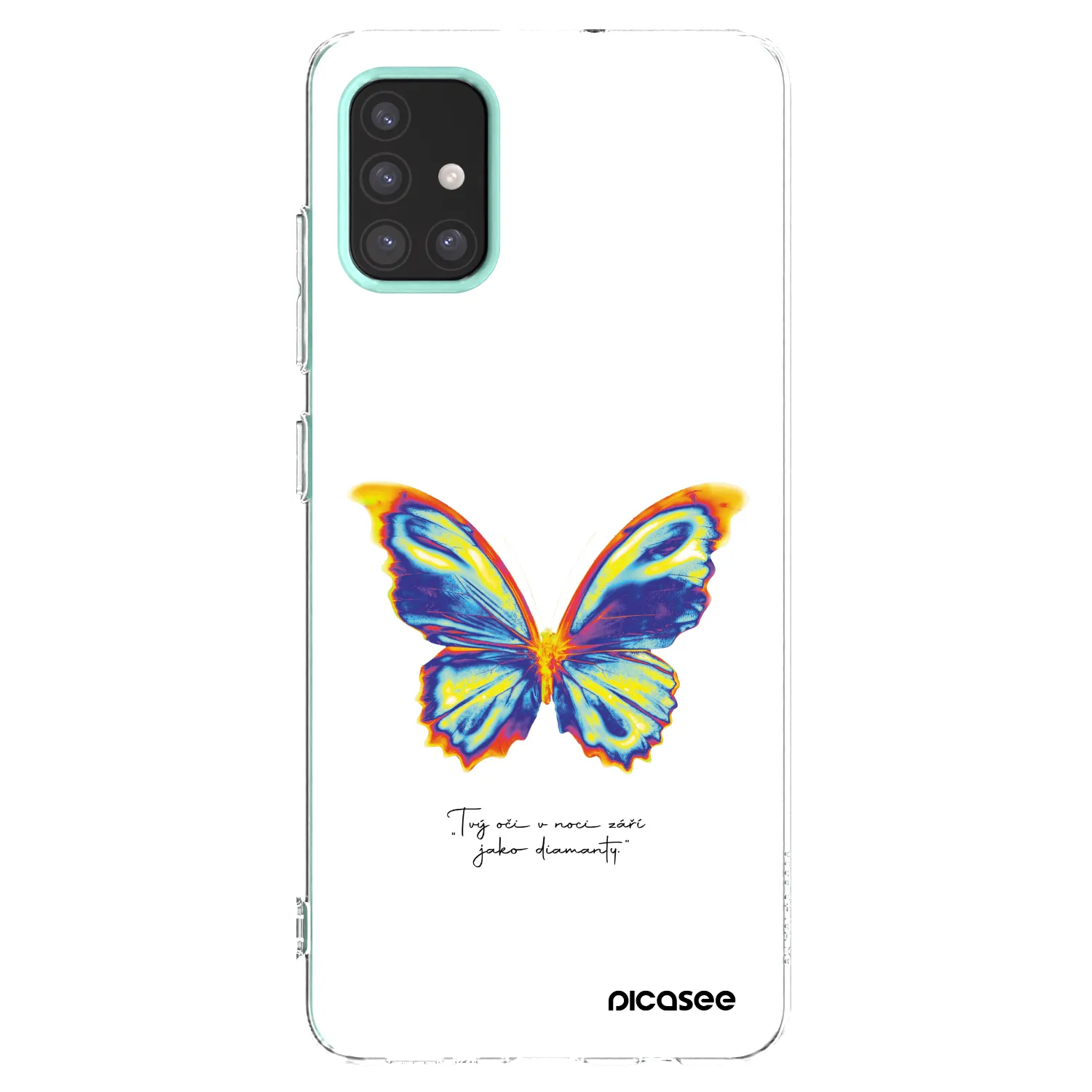 Picasee διαφανής θήκη σιλικόνης Samsung Galaxy M31s - Diamanty White