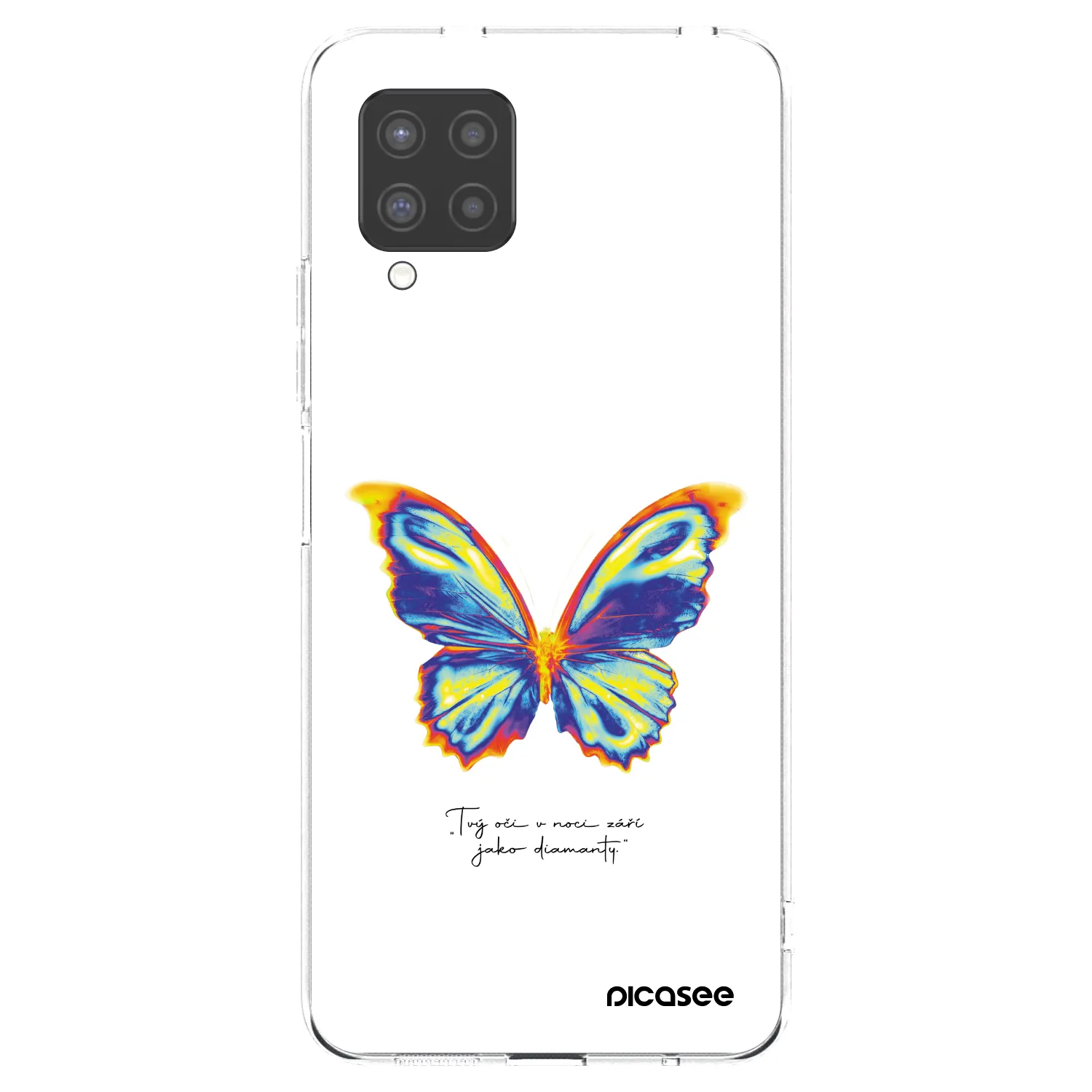 Picasee διαφανής θήκη σιλικόνης Samsung Galaxy A42 A426B - Diamanty White