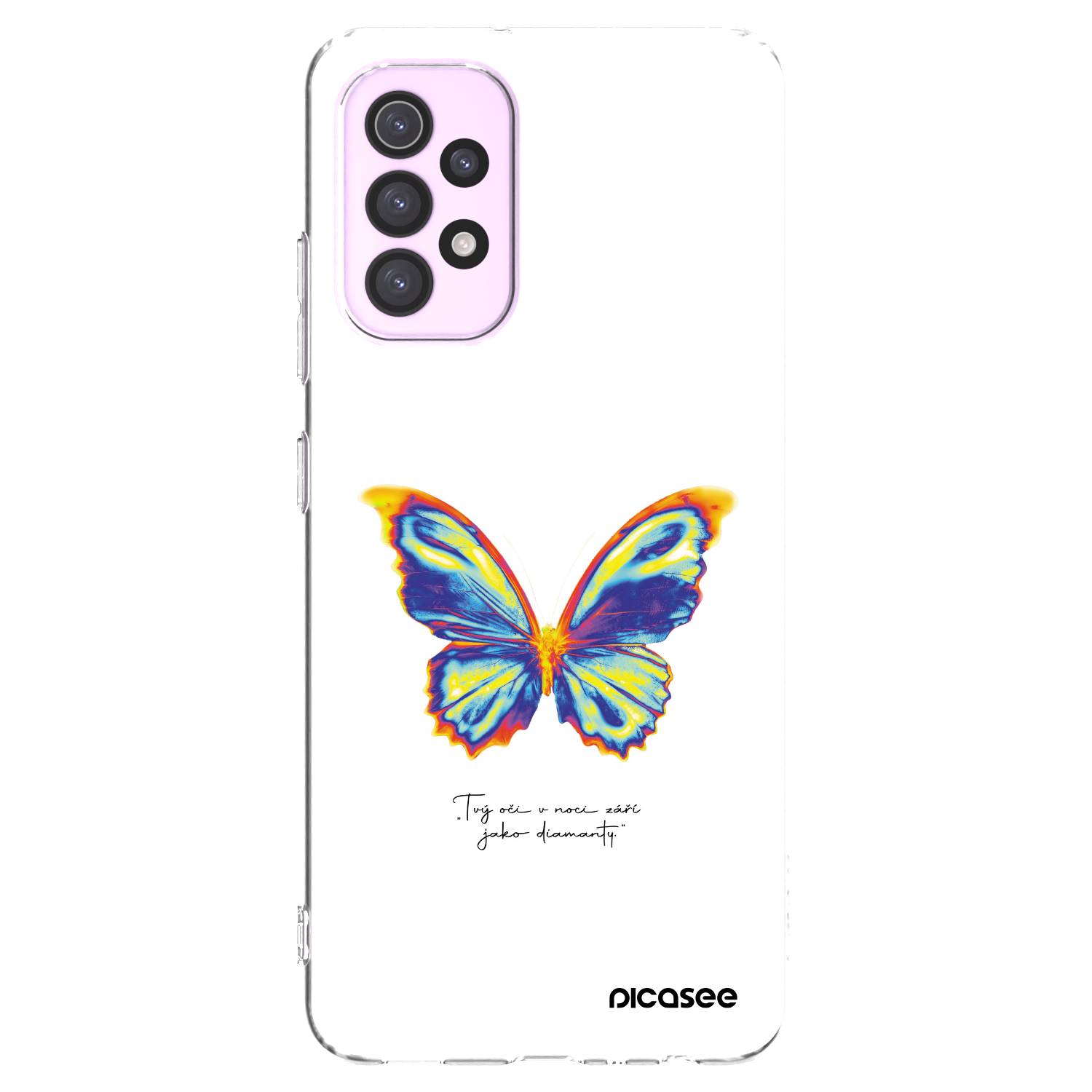 Picasee διαφανής θήκη σιλικόνης Samsung Galaxy A32 5G A326B - Diamanty White