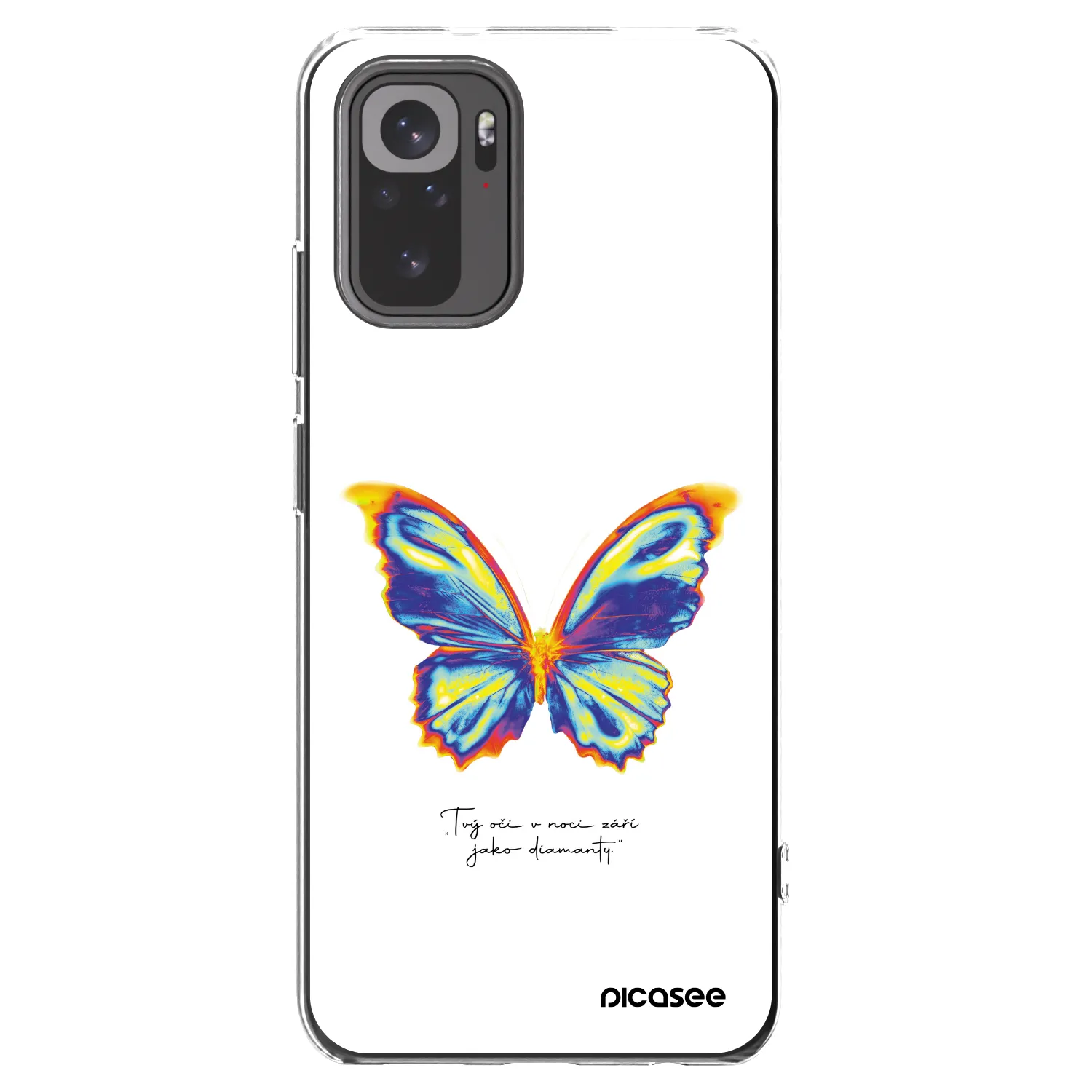 Picasee διαφανής θήκη σιλικόνης Xiaomi Redmi Note 10S - Diamanty White