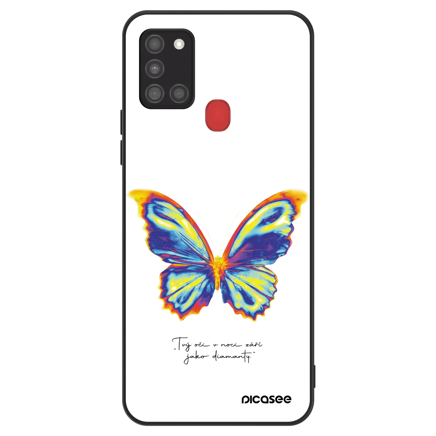 Picasee ULTIMATE CASE για Samsung Galaxy A21s - Diamanty White