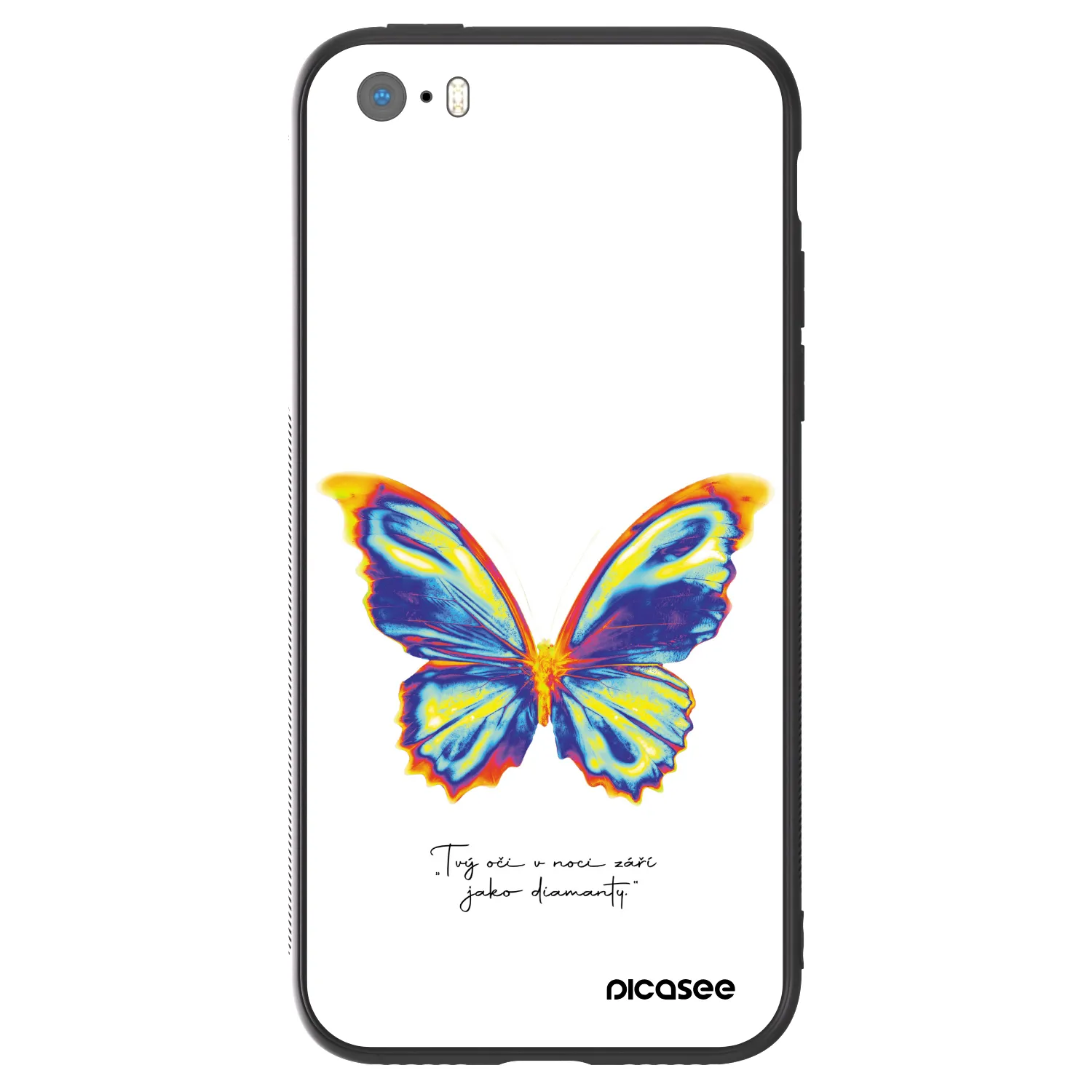 Picasee ULTIMATE CASE για Apple iPhone 5/5S/SE - Diamanty White