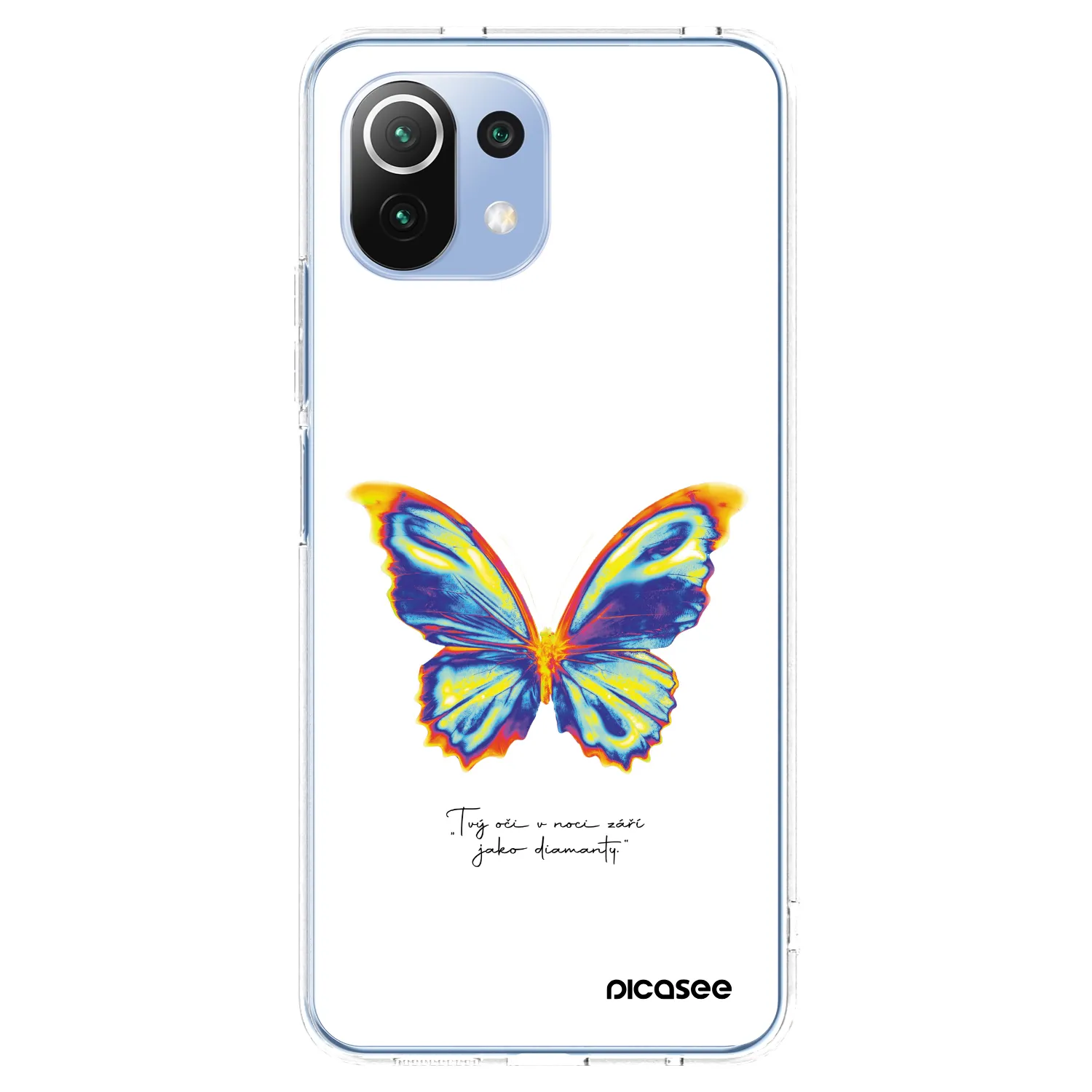 Picasee διαφανής θήκη σιλικόνης Xiaomi Mi 11 Lite - Diamanty White