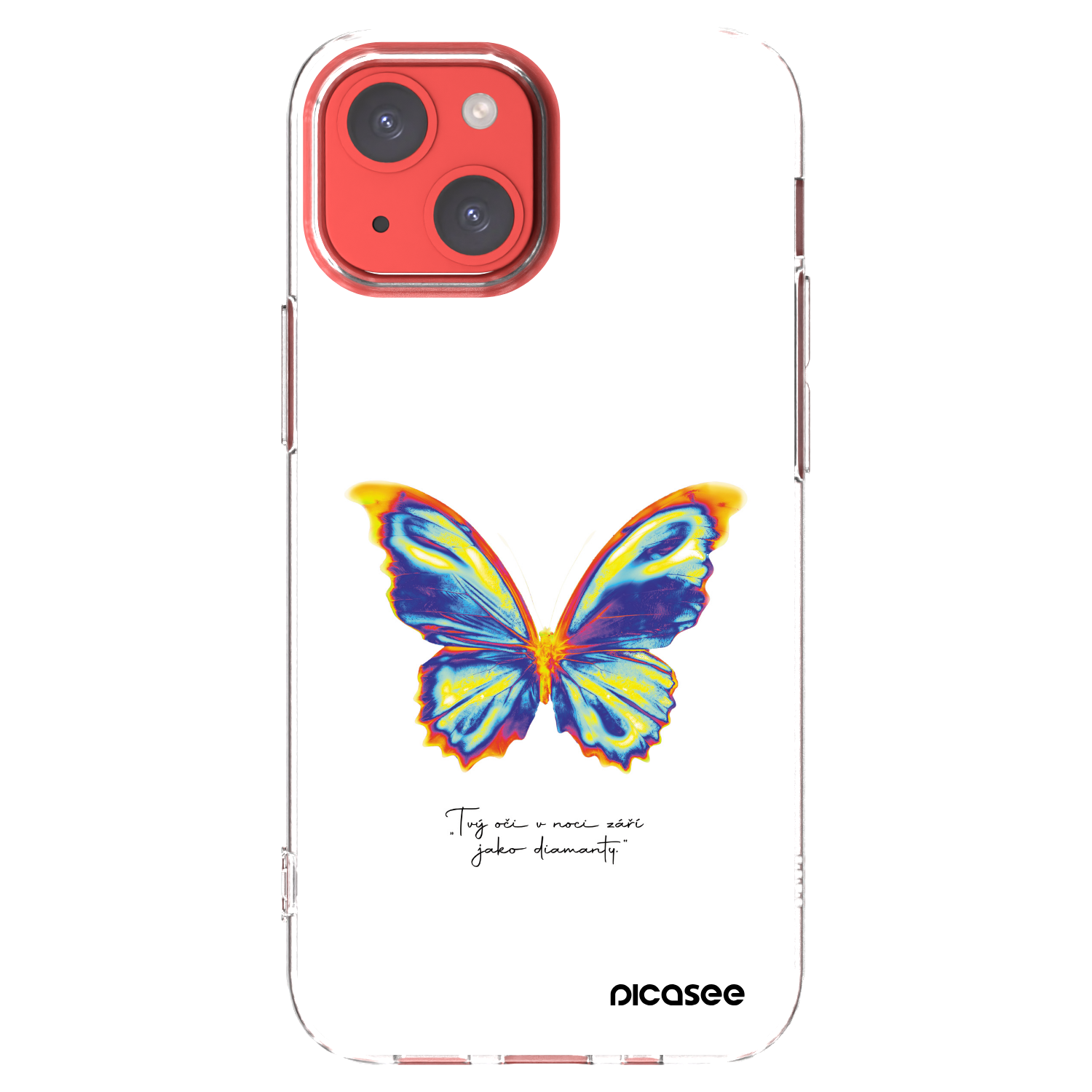 Picasee διαφανής θήκη σιλικόνης Apple iPhone 13 mini - Diamanty White