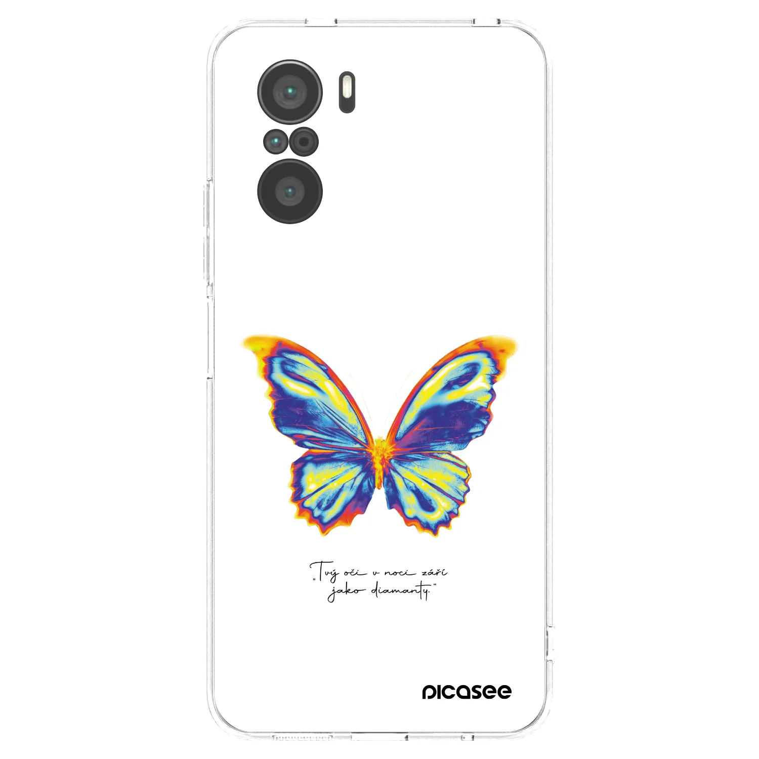 Picasee διαφανής θήκη σιλικόνης Xiaomi Poco F3 - Diamanty White