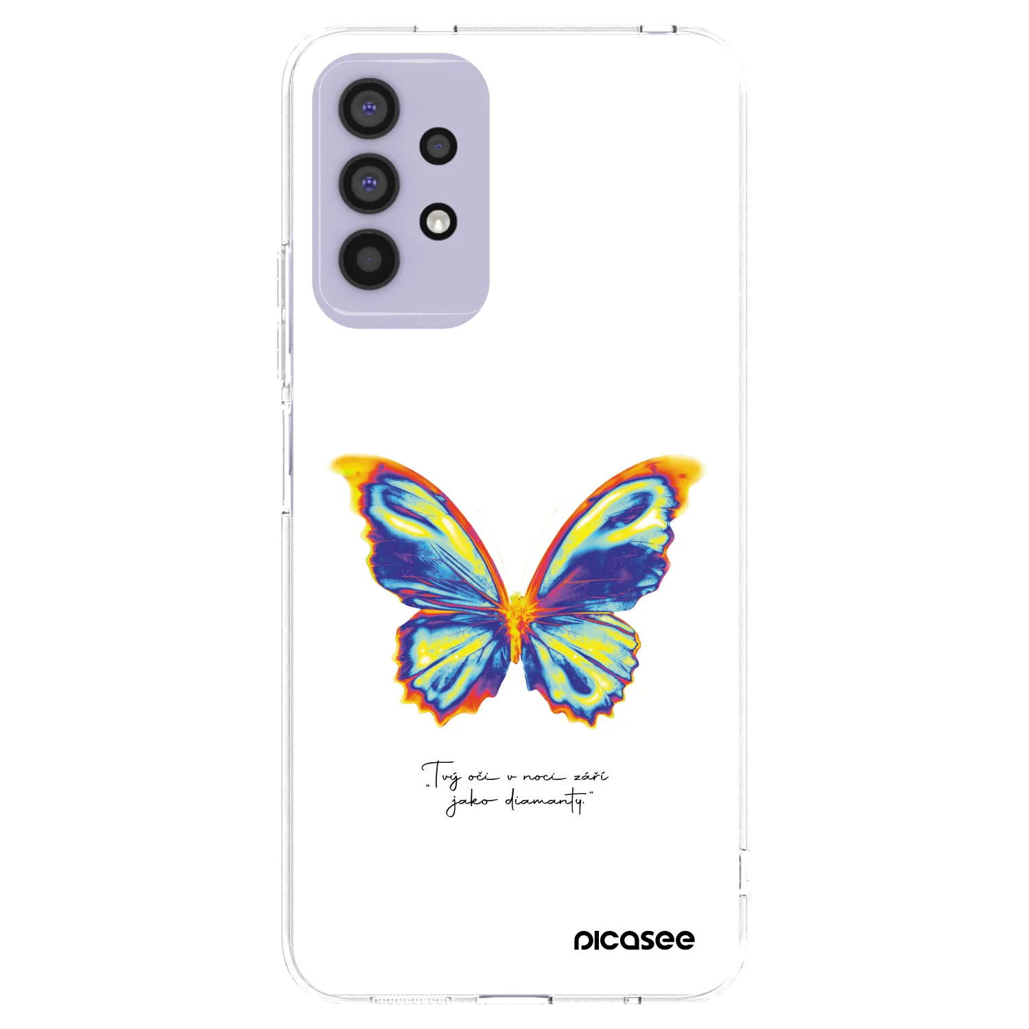 Picasee διαφανής θήκη σιλικόνης Samsung Galaxy A32 4G SM-A325F - Diamanty White