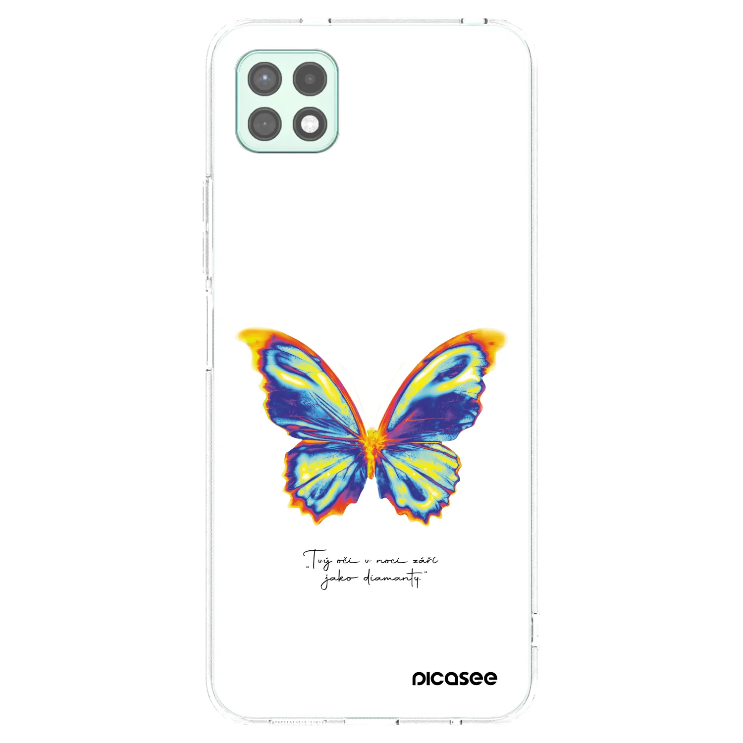 Picasee διαφανής θήκη σιλικόνης Samsung Galaxy A22 A226B 5G - Diamanty White