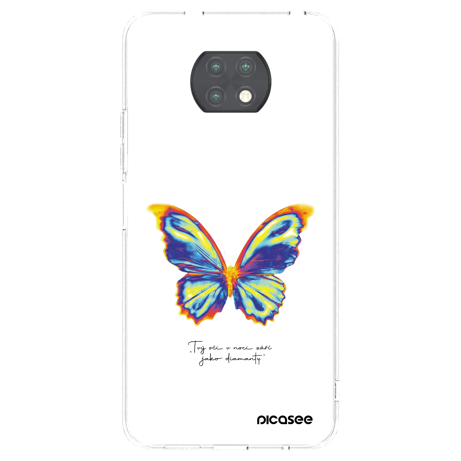 Picasee διαφανής θήκη σιλικόνης Xiaomi Redmi Note 9T - Diamanty White