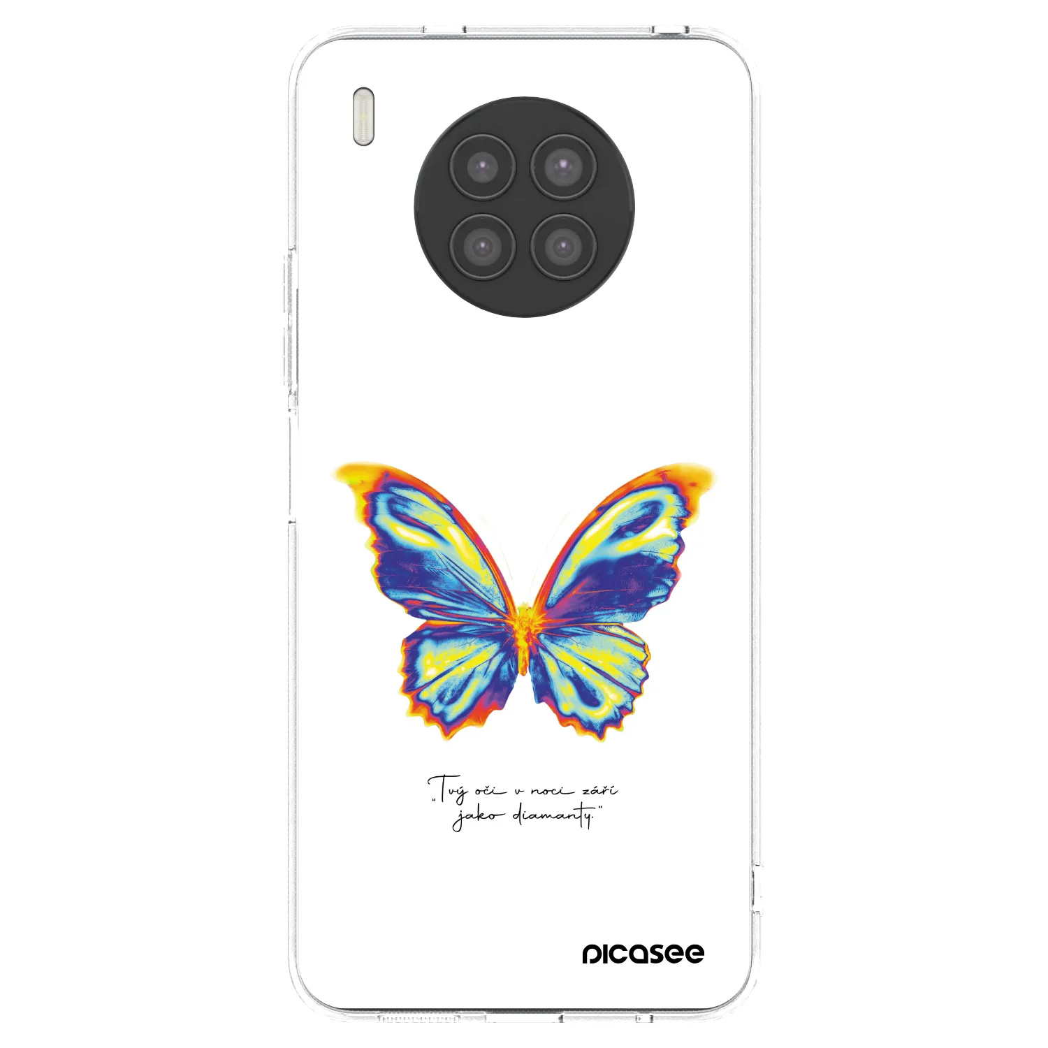 Picasee διαφανής θήκη σιλικόνης Huawei Nova 8i - Diamanty White