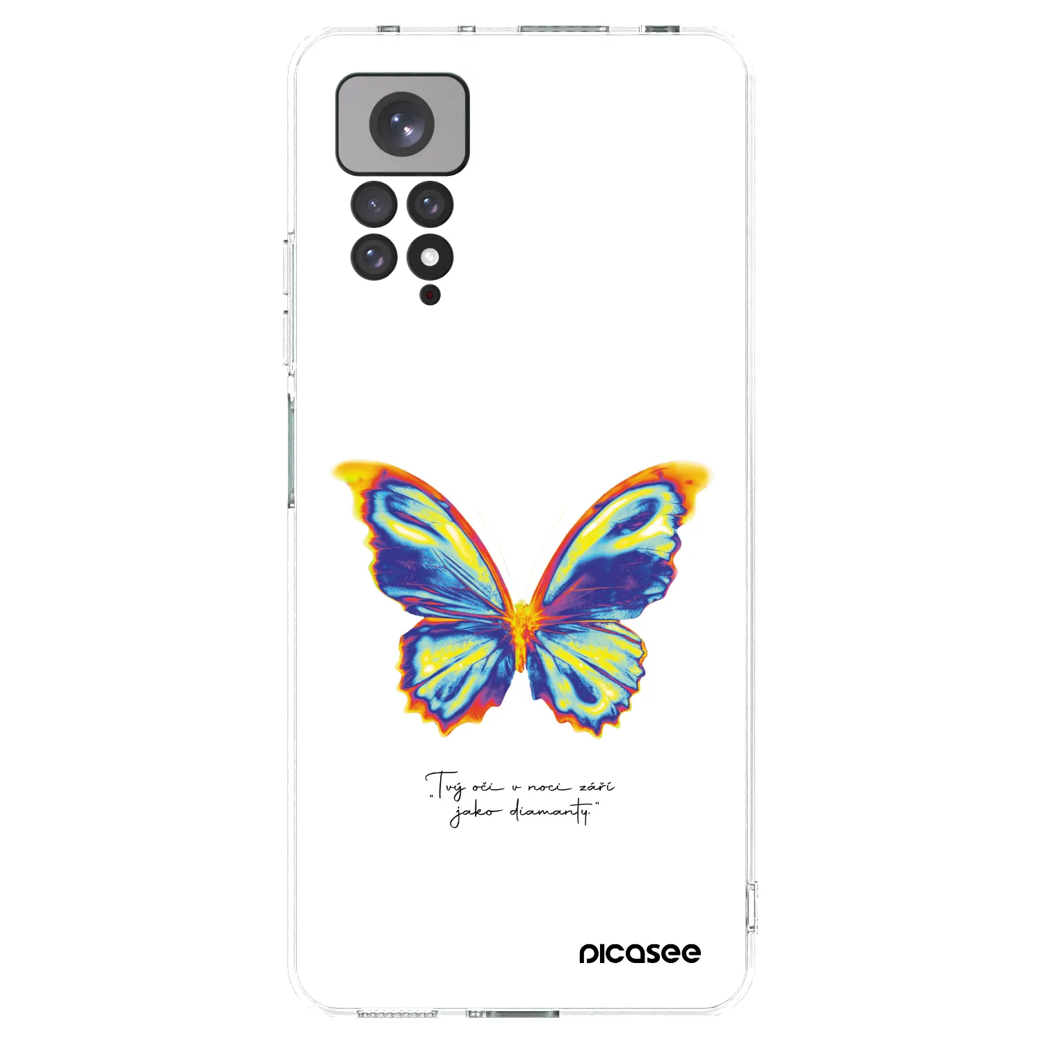 Picasee διαφανής θήκη σιλικόνης Xiaomi Redmi Note 11 - Diamanty White
