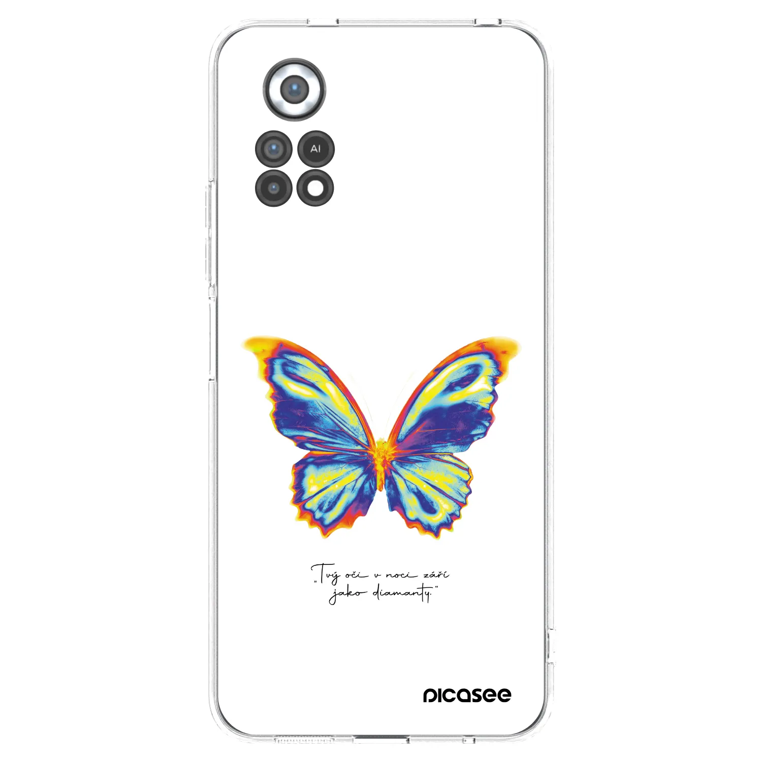 Picasee διαφανής θήκη σιλικόνης Xiaomi Poco X4 Pro 5G - Diamanty White